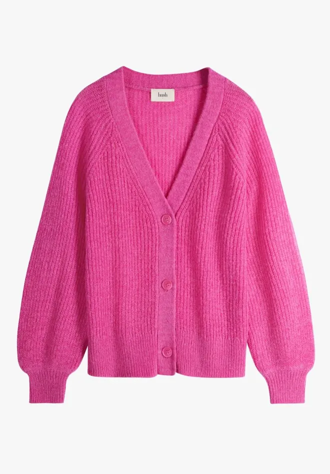Hush Jumpers and Cardigans Women Margot Cardigan Vibrant Pink Hush Jumpers and Cardigans Women Margot Cardigan Vibrant Pink