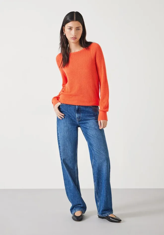 Hush Jumpers and Cardigans Women Sophia Boat Neck Lightweight Jumper Coral