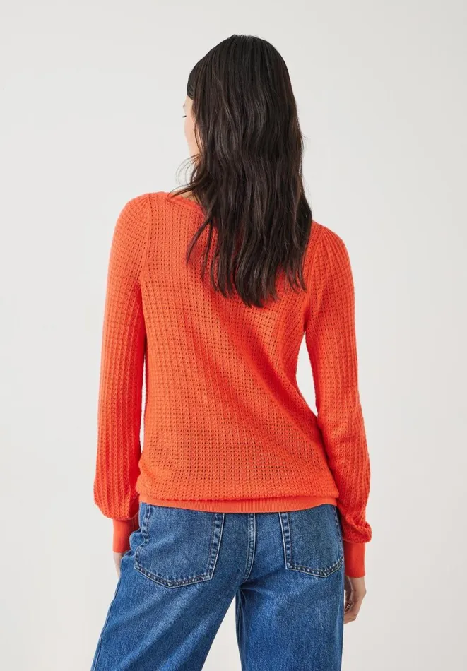 Hush Jumpers and Cardigans Women Sophia Boat Neck Lightweight Jumper Coral