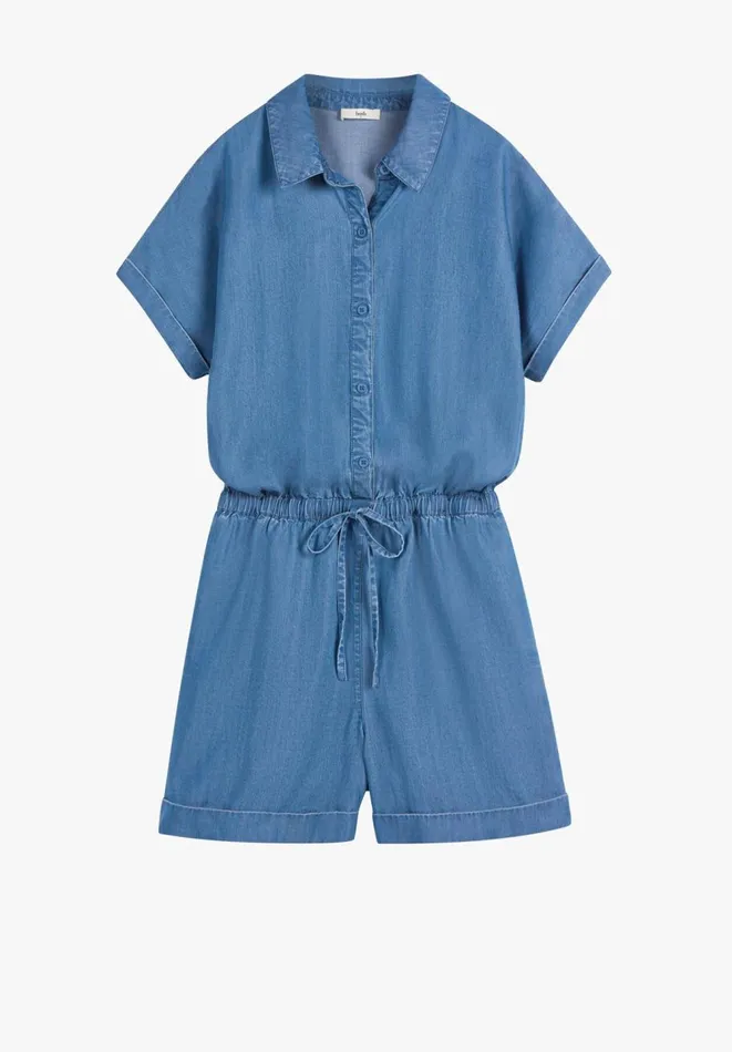 Hush Jumpsuits Women Abby Chambray Playsuit Authentic Light Wash Hush Jumpsuits Women Abby Chambray Playsuit Authentic Light Wash