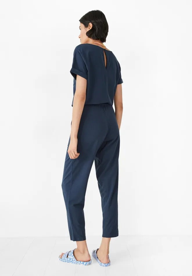 Hush Jumpsuits Women Ennis Jersey Jumpsuit Navy Blue Hush Jumpsuits Women Ennis Jersey Jumpsuit Navy Blue
