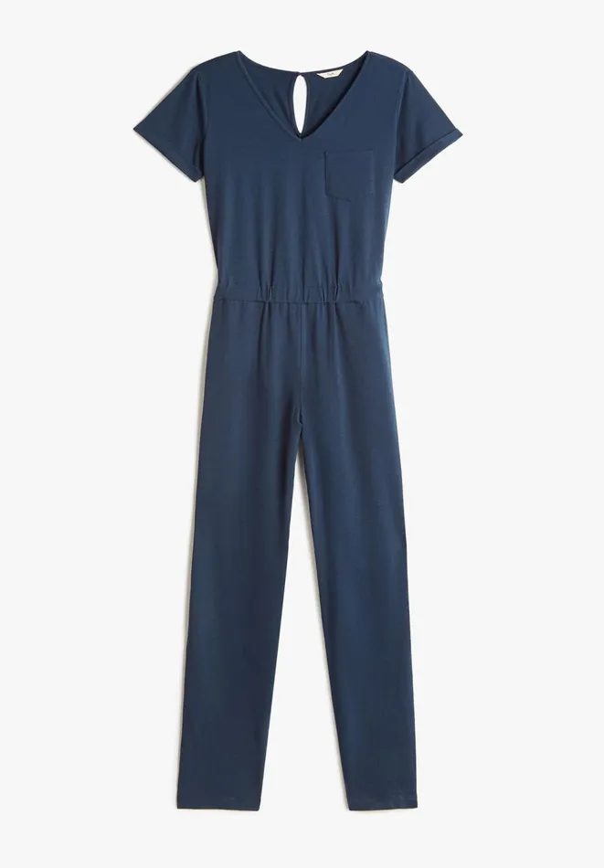 Hush Jumpsuits Women Ennis Jersey Jumpsuit Navy Blue Hush Jumpsuits Women Ennis Jersey Jumpsuit Navy Blue