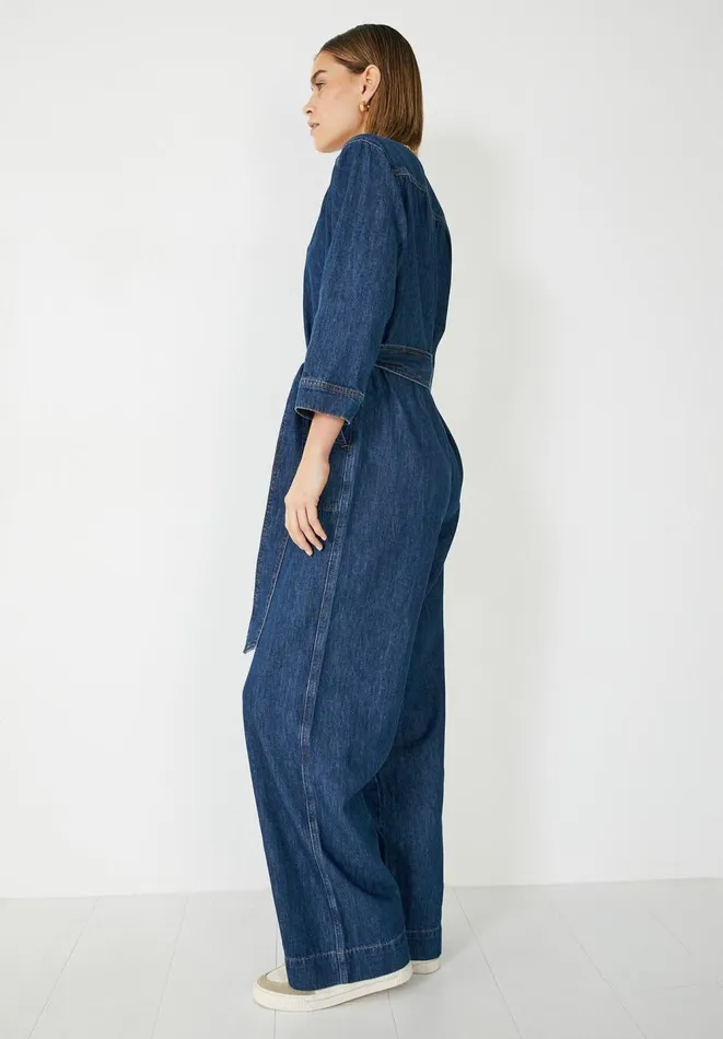 Hush Jumpsuits Women Jackson Denim Jumpsuit Blue Denim