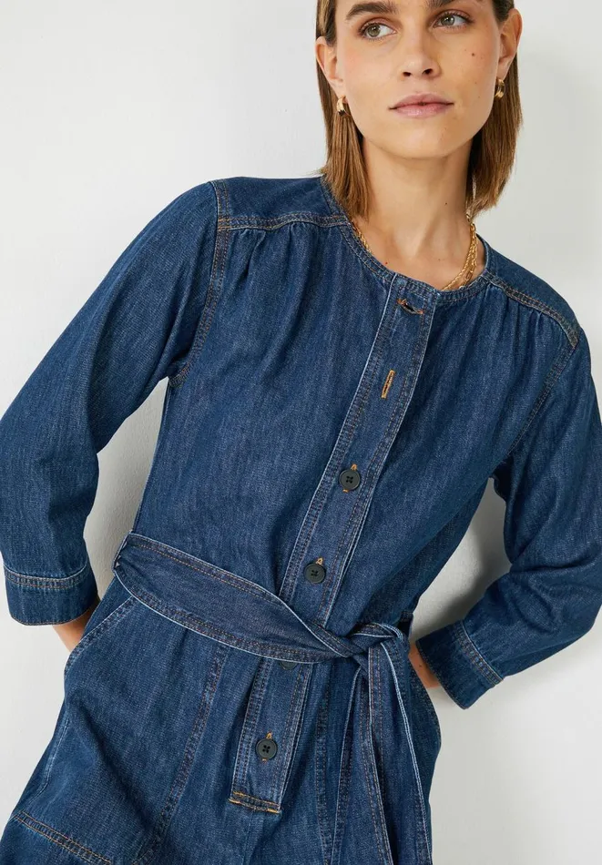 Hush Jumpsuits Women Jackson Denim Jumpsuit Blue Denim