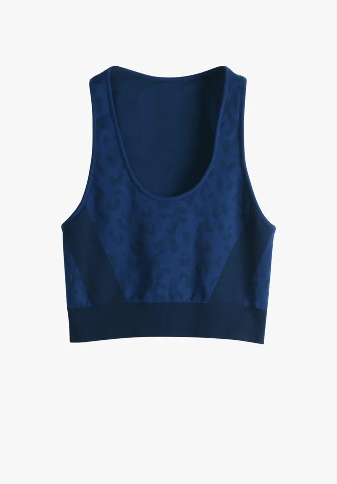 Hush Pyjamas and Nightwear Women Lottie Seamless Sports Bra Deep Navy Blue