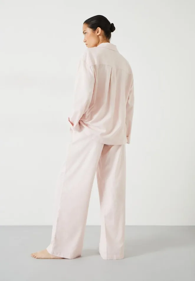 Hush Pyjamas and Nightwear Women Luella Brushed Twill Pyjamas Soft Pink Hush Pyjamas and Nightwear Women Luella Brushed Twill Pyjamas Soft Pink