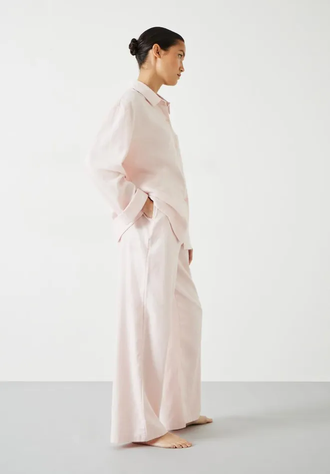 Hush Pyjamas and Nightwear Women Luella Brushed Twill Pyjamas Soft Pink Hush Pyjamas and Nightwear Women Luella Brushed Twill Pyjamas Soft Pink