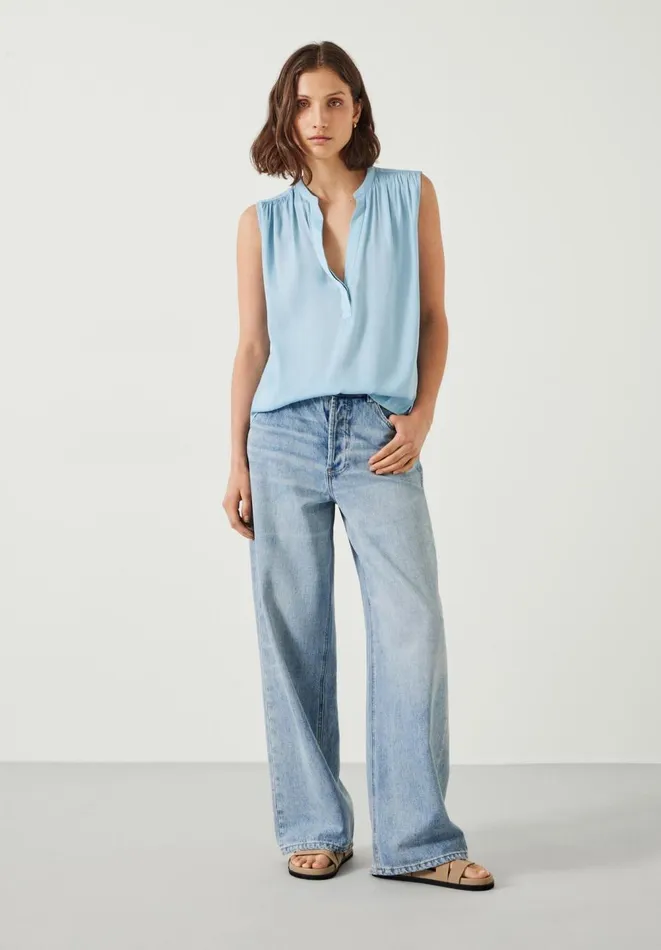 Hush Shirts and Blouses Women Kyla VNeck Blouse Blue