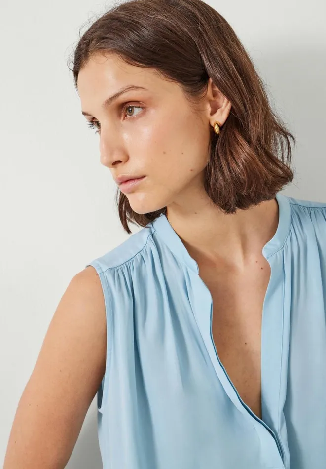 Hush Shirts and Blouses Women Kyla VNeck Blouse Blue