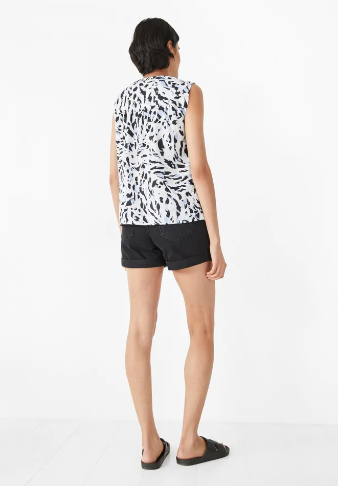 Hush Shirts and Blouses Women Miah Sleeveless Shirt Zebra Multi Hush Shirts and Blouses Women Miah Sleeveless Shirt Zebra Multi