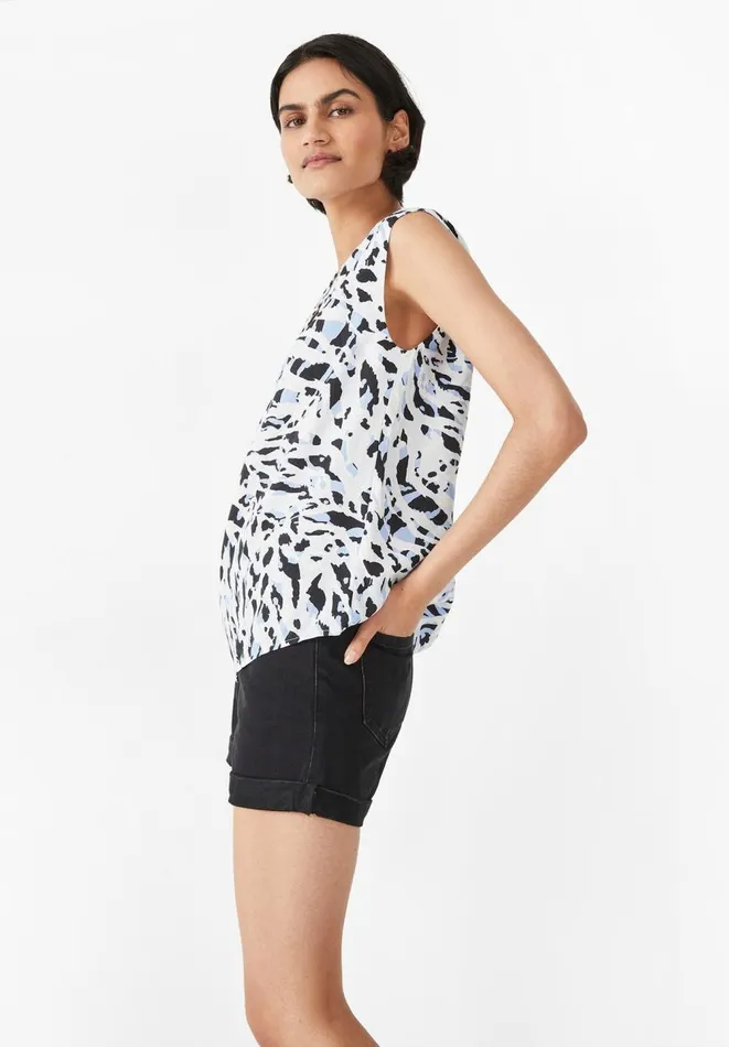 Hush Shirts and Blouses Women Miah Sleeveless Shirt Zebra Multi Hush Shirts and Blouses Women Miah Sleeveless Shirt Zebra Multi