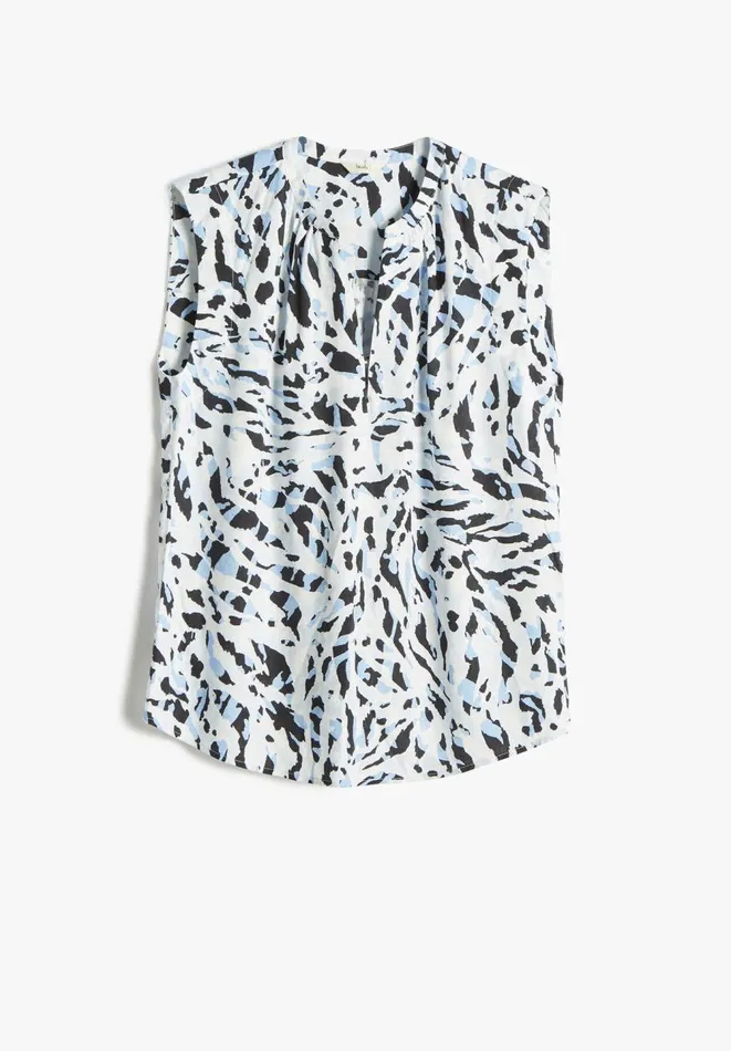 Hush Shirts and Blouses Women Miah Sleeveless Shirt Zebra Multi Hush Shirts and Blouses Women Miah Sleeveless Shirt Zebra Multi