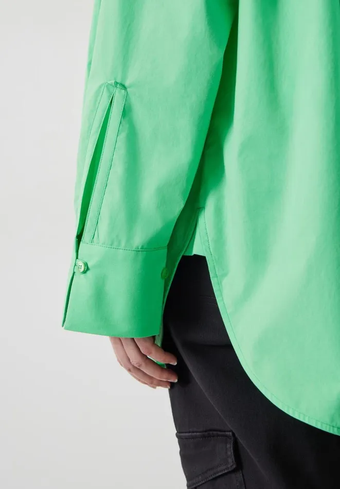 Hush Shirts and Blouses Women Quinn Cotton Cuff Shirt Spring Green