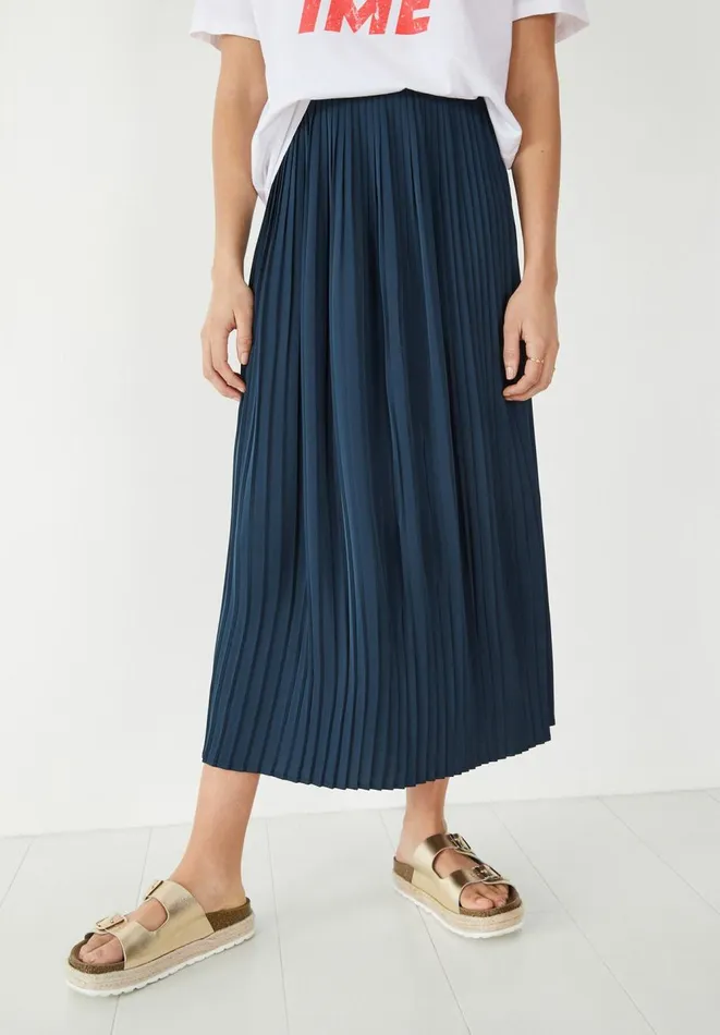 Hush Skirts Women Alea Pleated Skirt Navy Hush Skirts Women Alea Pleated Skirt Navy