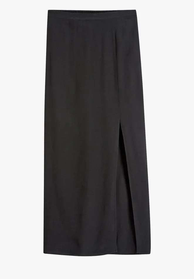 Hush Skirts Women Anya Split Maxi Skirt Black Hush Skirts Women Anya Split Maxi Skirt Black