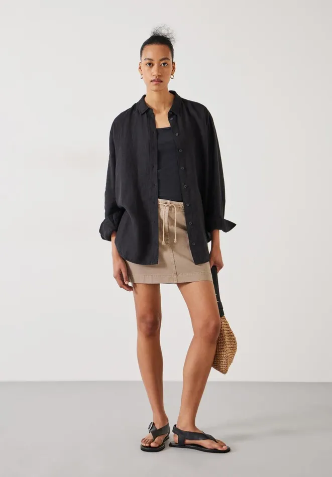 Hush Skirts Women Deia Utility Mini Skirt Darker Beige