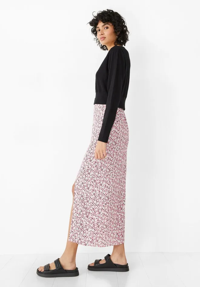 Hush Skirts Women Izzy Split Maxi Skirt Mini Daisy Pink