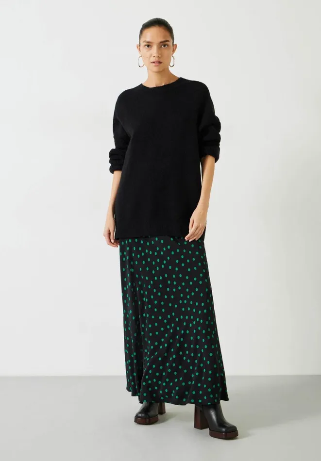 Hush Skirts Women Katie Maxi Skirt Polka Dots Green