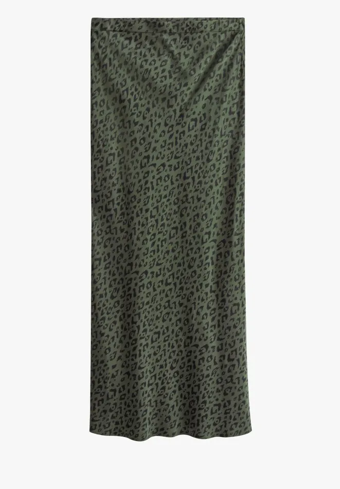 Hush Skirts Women Simone Slinky Midi Skirt Animal Ikat Khaki Hush Skirts Women Simone Slinky Midi Skirt Animal Ikat Khaki
