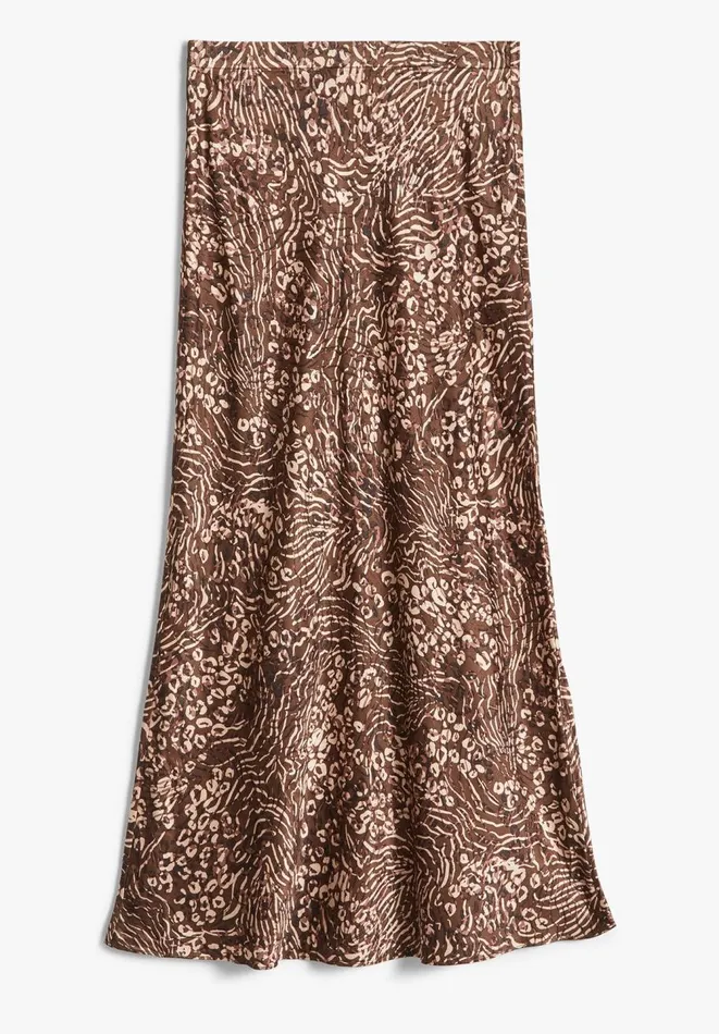 Hush Skirts Women Simone Slinky Midi Skirt Safari Animal Brown Hush Skirts Women Simone Slinky Midi Skirt Safari Animal Brown