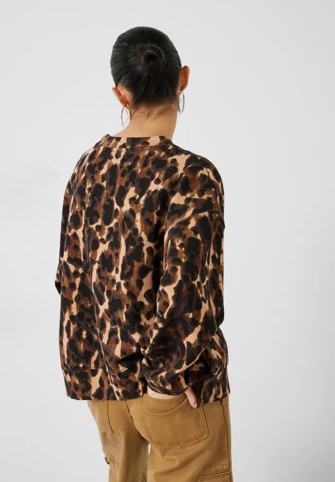 Hush Sweatshirts and Hoodies Women Leanne Leopard Sweatshirt Leopard Hush Sweatshirts and Hoodies Women Leanne Leopard Sweatshirt Leopard