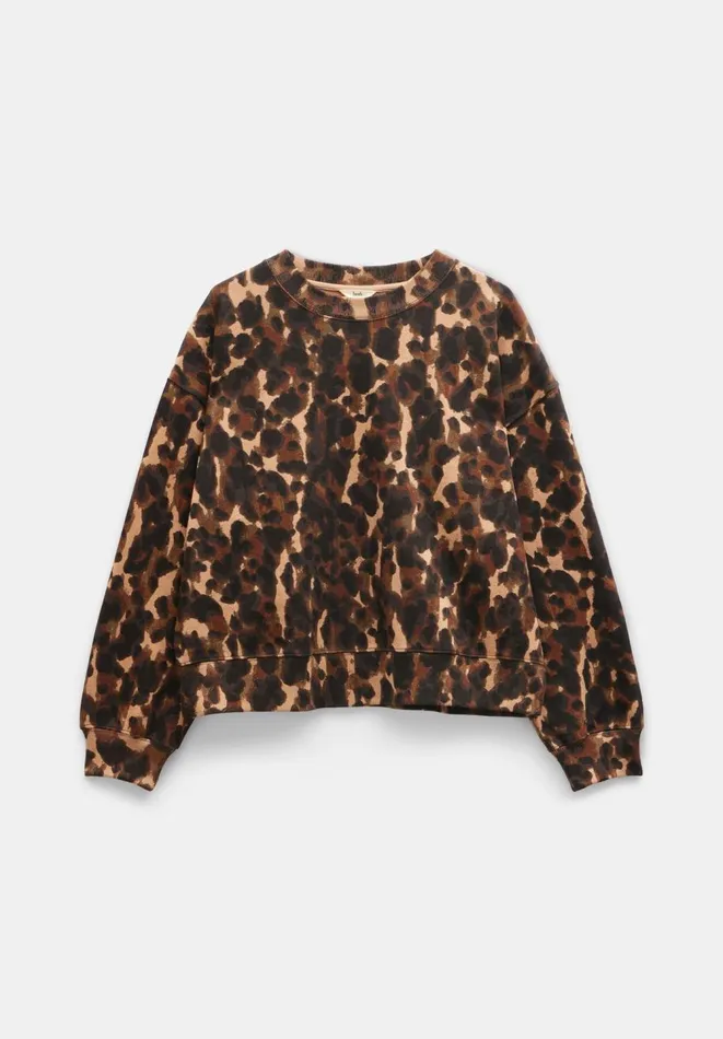 Hush Sweatshirts and Hoodies Women Leanne Leopard Sweatshirt Leopard Hush Sweatshirts and Hoodies Women Leanne Leopard Sweatshirt Leopard