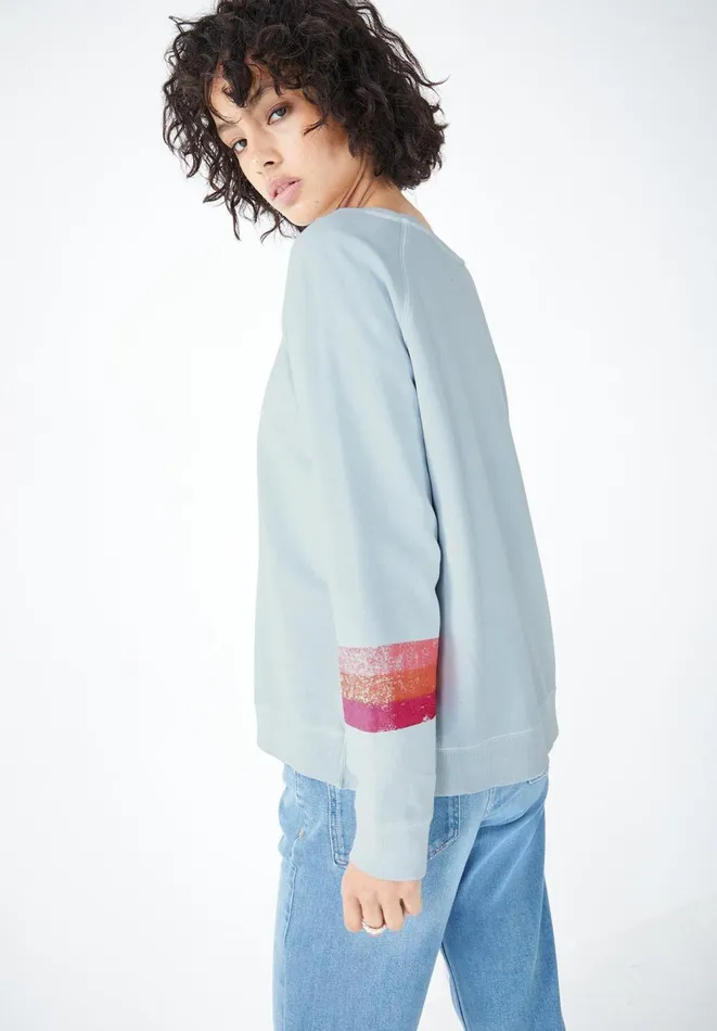 Hush Sweatshirts and Hoodies Women Zelda Relaxed Sweatshirt Soft Bluepinks Hush Sweatshirts and Hoodies Women Zelda Relaxed Sweatshirt Soft Bluepinks