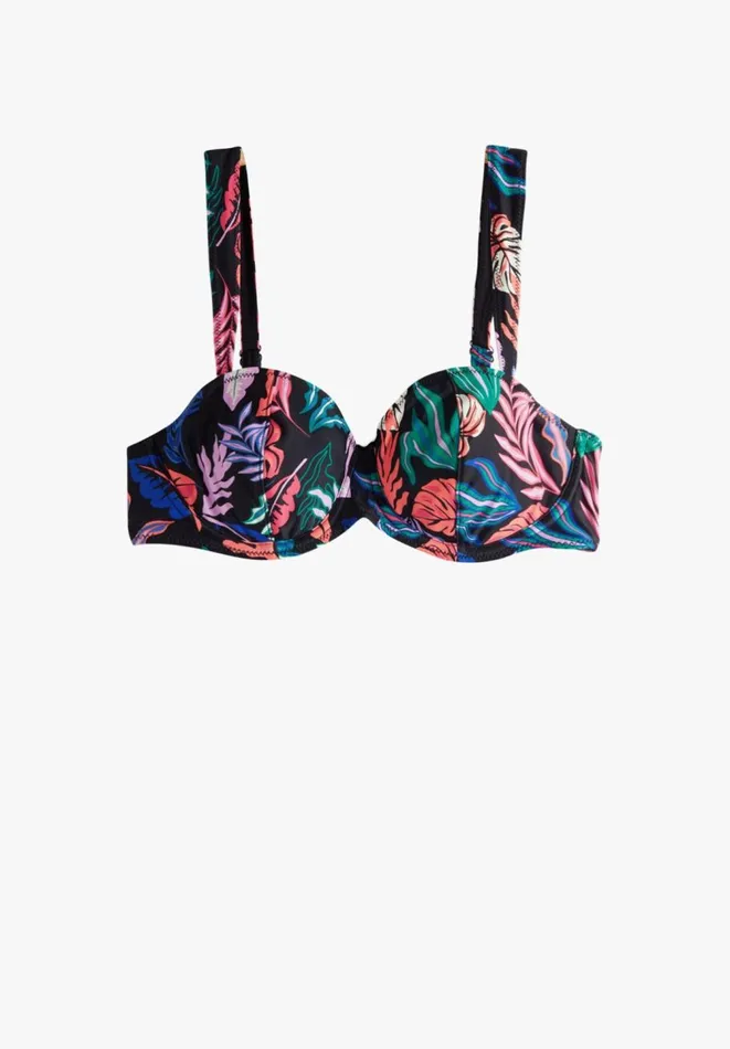 Hush Swimwear and Beachwear Women Balconette Bikini Top Bright Leaves Hush Swimwear and Beachwear Women Balconette Bikini Top Bright Leaves