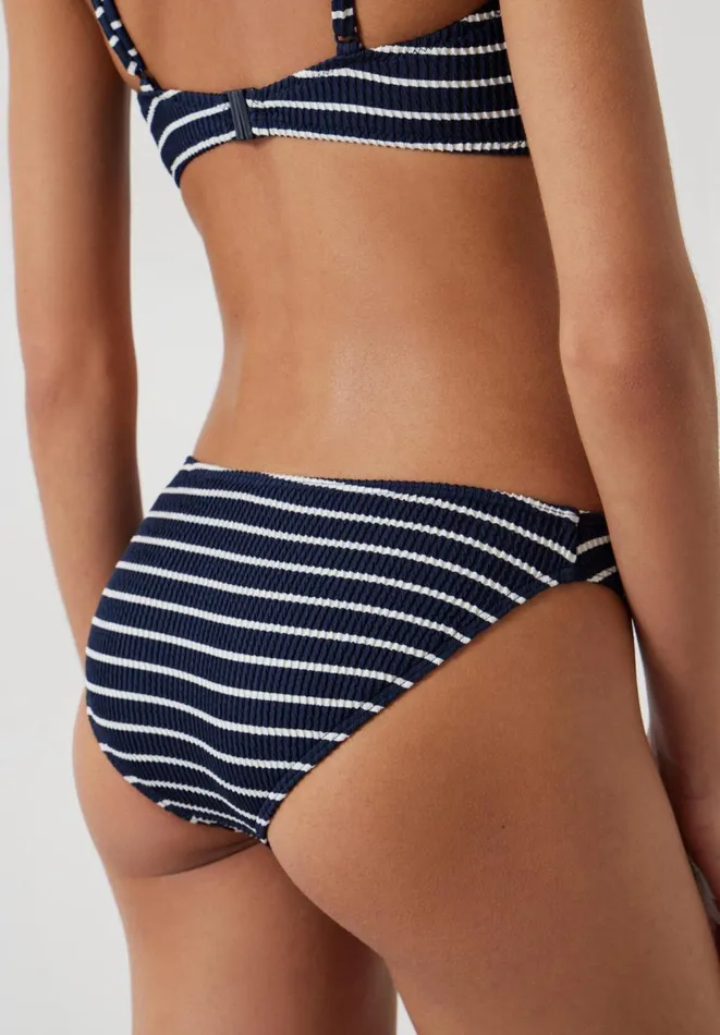 Hush Swimwear and Beachwear Women Cally Classic Stripe Rib Bikini Bottoms Navywhite Stripe Hush Swimwear and Beachwear Women Cally Classic Stripe Rib Bikini Bottoms Navywhite Stripe