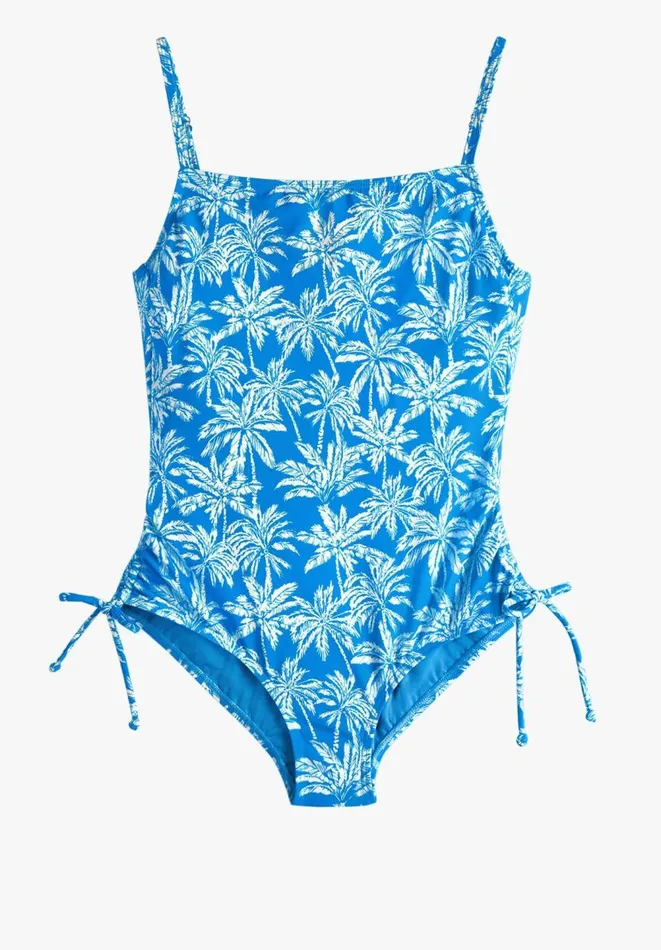 Hush Swimwear and Beachwear Women Square Neck Swimsuit Sketchy Palms