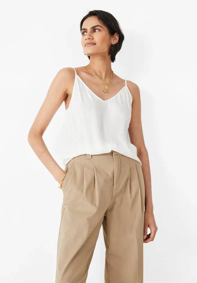 Hush Tops and Tshirts Women Essential Cami Ecru