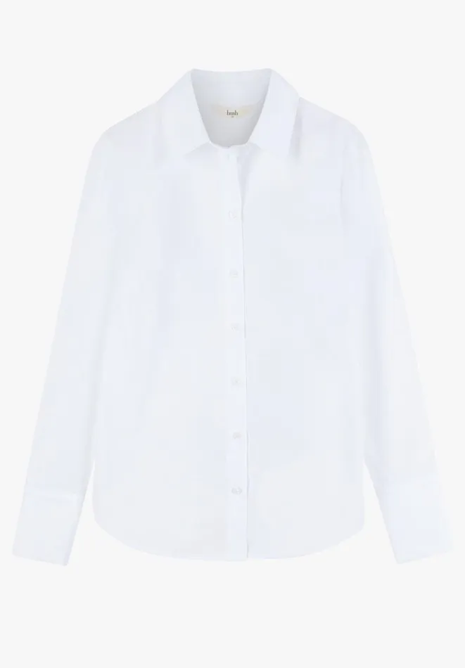 Hush Tops and Tshirts Women Tylah Slim Cotton Shirt White