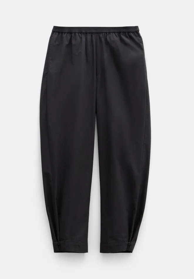 Hush Trousers Women Cotton Poplin Easy Trousers Black Hush Trousers Women Cotton Poplin Easy Trousers Black