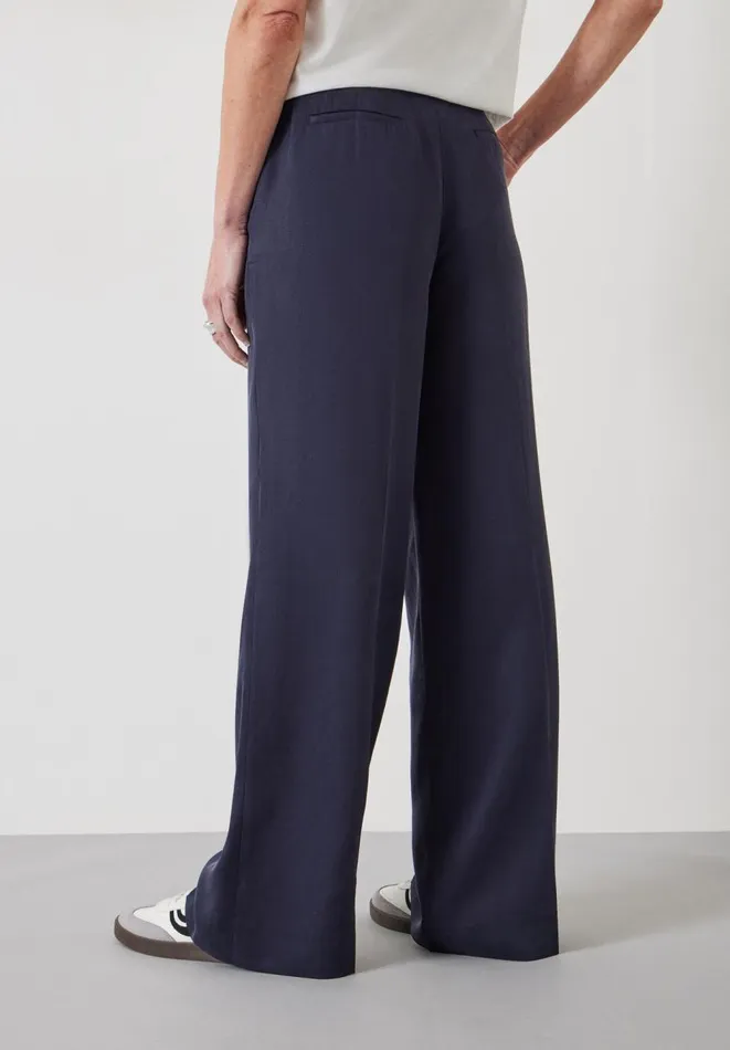 Hush Trousers Women Frances Flat Front Trousers Dark Navy Hush Trousers Women Frances Flat Front Trousers Dark Navy