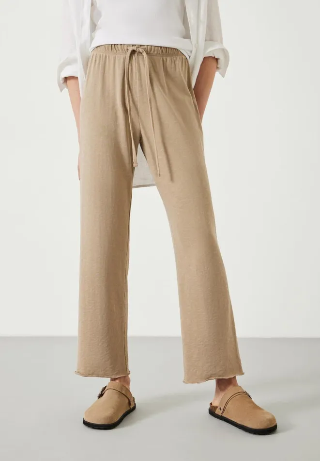 Hush Trousers Women Kaiya Relaxed Straight Jogger Khaki Hush Trousers Women Kaiya Relaxed Straight Jogger Khaki