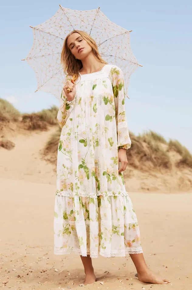 Immortal Rose Viola Georgette Ballerina Dress Multi Women Needle and Thread Dresses