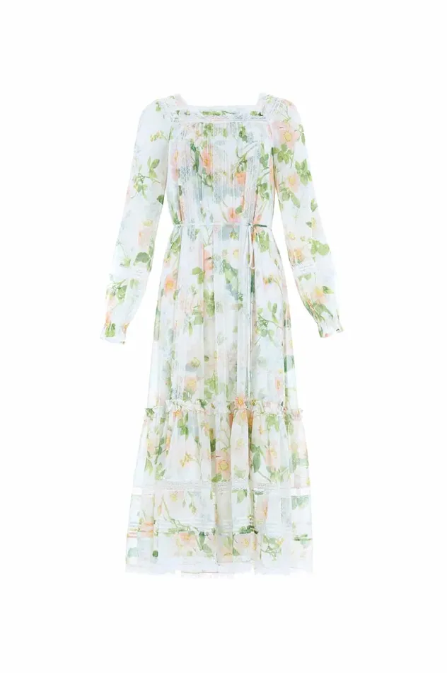 Immortal Rose Viola Georgette Ballerina Dress Multi Women Needle and Thread Dresses