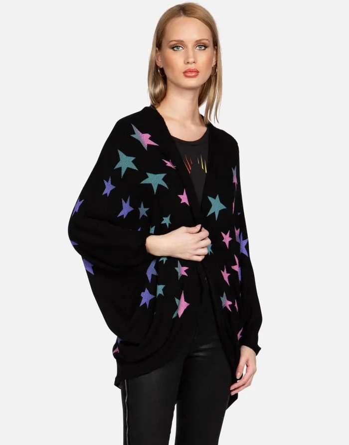 Isla Ombre Stars Black Women039s Lauren Moshi Sweaters and Knits