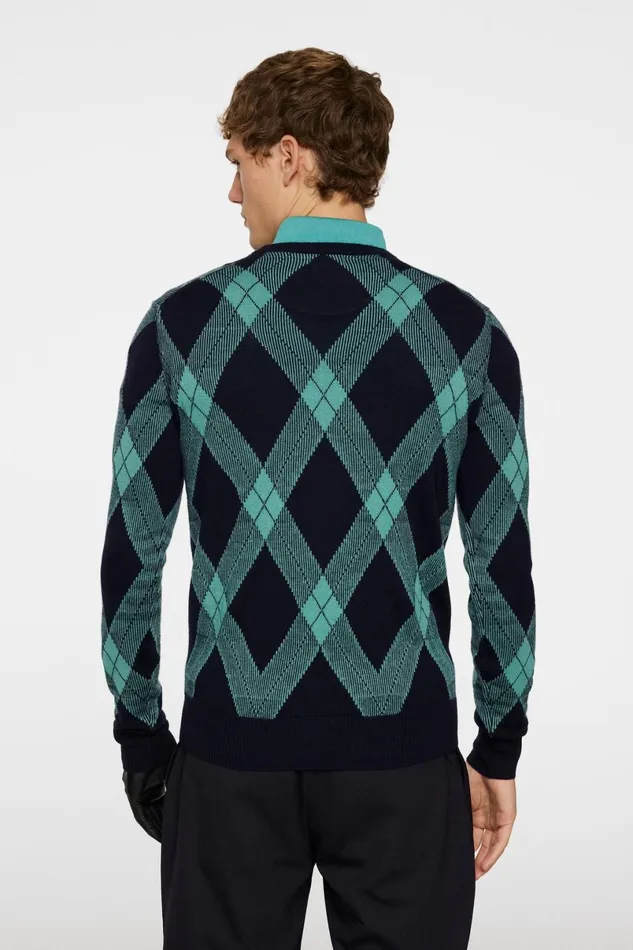 JLindeberg Knitwear Men Billy V Neck Knit