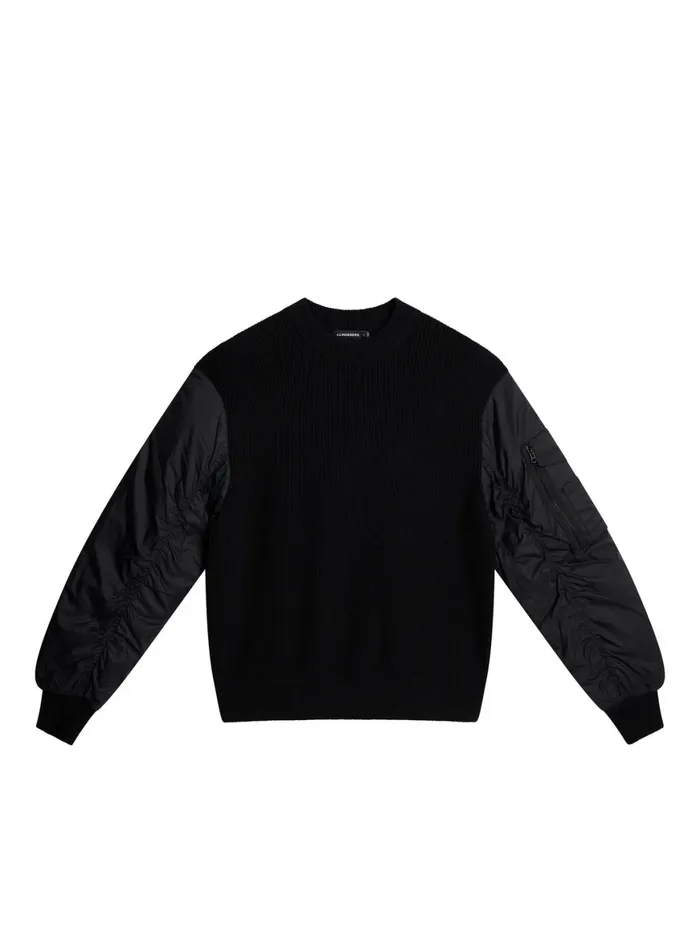 JLindeberg Knitwear Men Bow Bomber Knit Hybrid