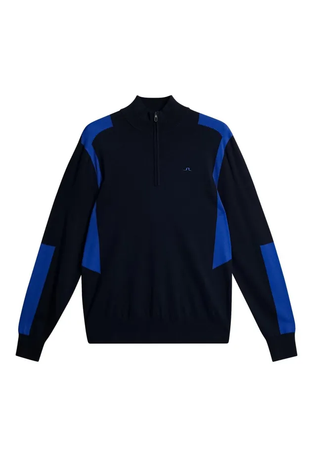 JLindeberg Knitwear Men Kendrick Knitted Zip Sweater