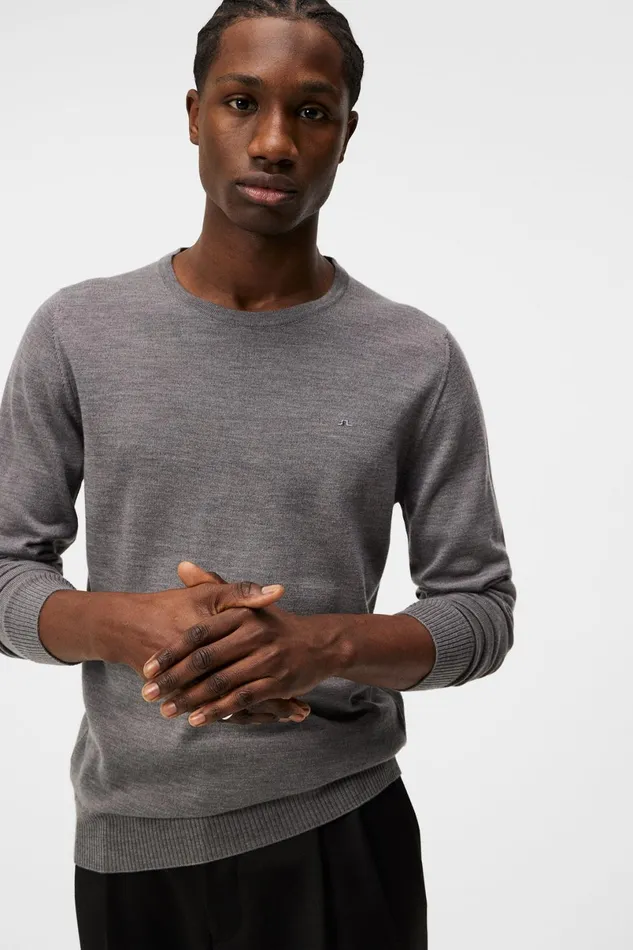 JLindeberg Knitwear Men Lyle Merino Crew Neck Sweater