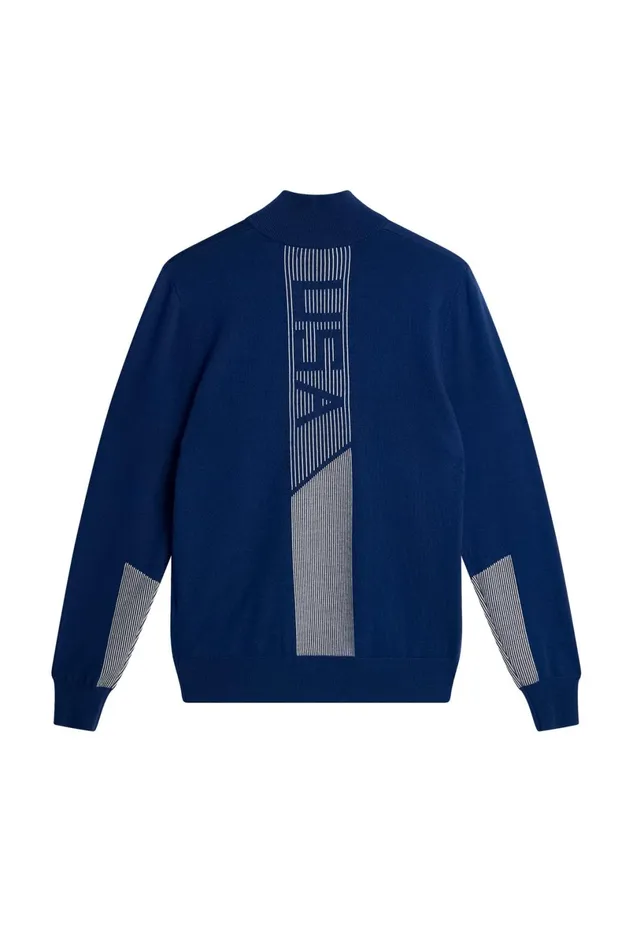 JLindeberg Knitwear Men Nathaniel Half Zip Sweater