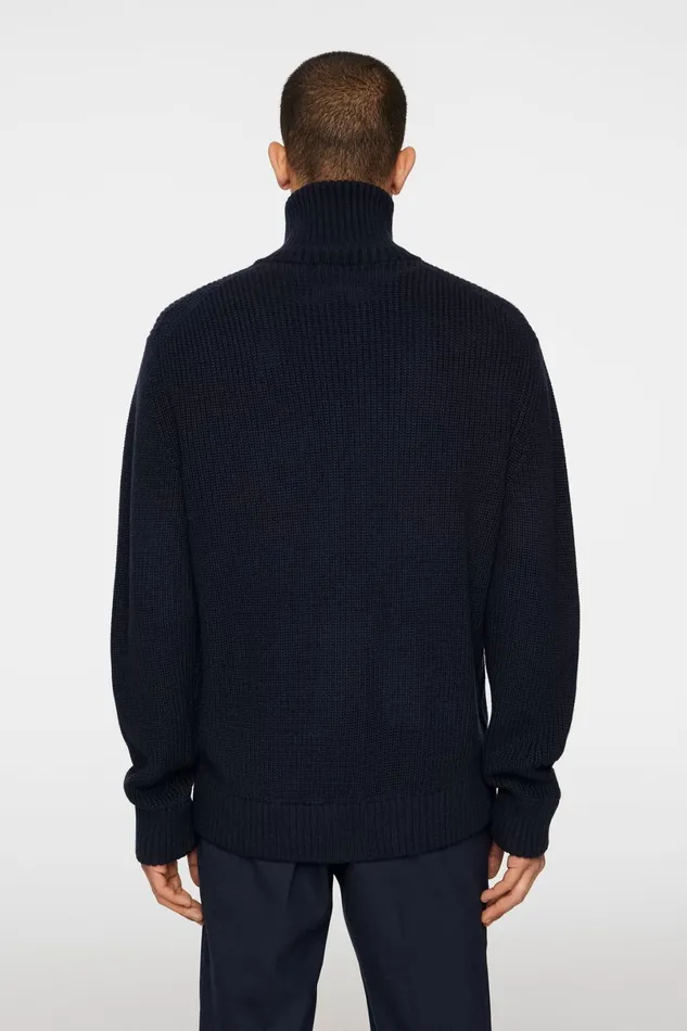 JLindeberg Knitwear Men Skyler Wool Blend Zip Cardigan