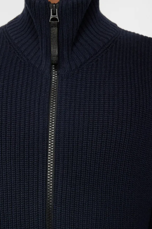 JLindeberg Knitwear Men Skyler Wool Blend Zip Cardigan
