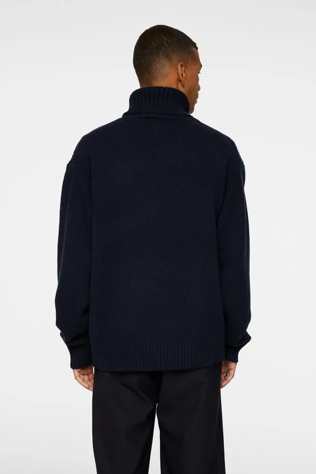 JLindeberg Knitwear Men Todd Heavy Knit Turtleneck