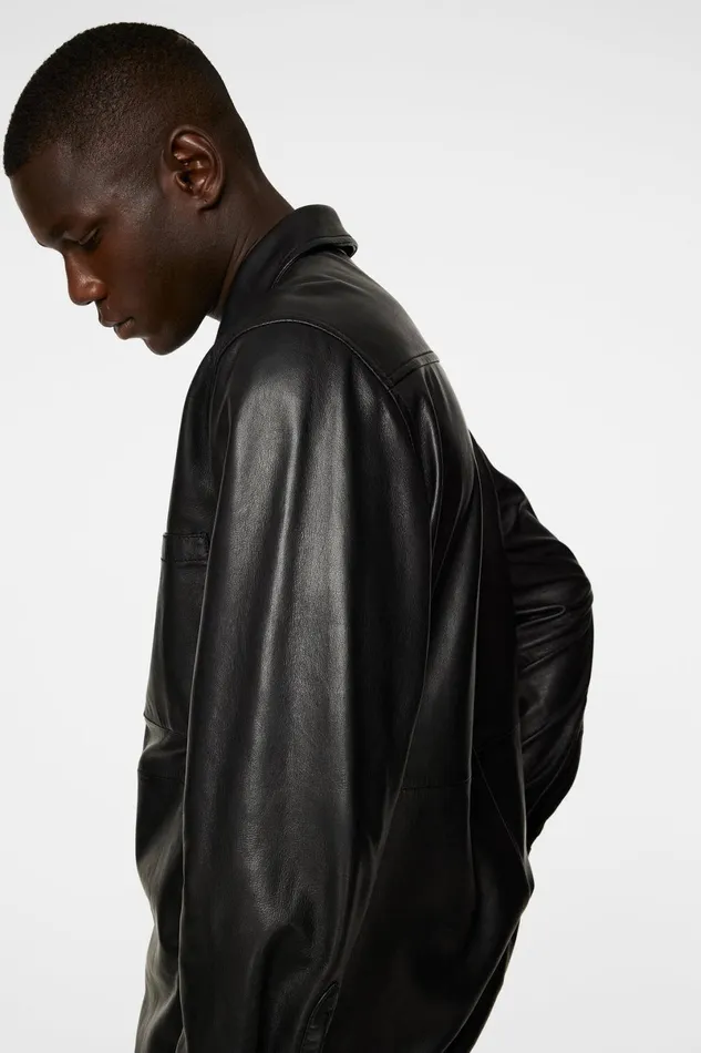 JLindeberg Overshirts Men Lanson Leather Overshirt