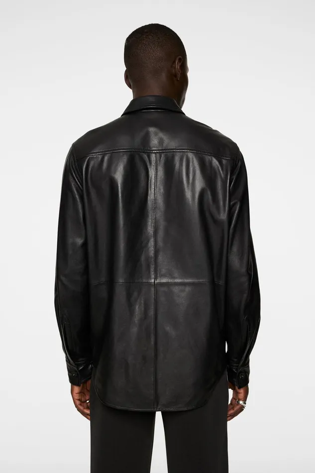 JLindeberg Overshirts Men Lanson Leather Overshirt