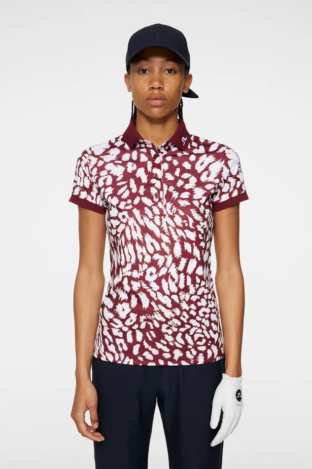 JLindeberg Polo Shirts Women Tour Tech Print Polo