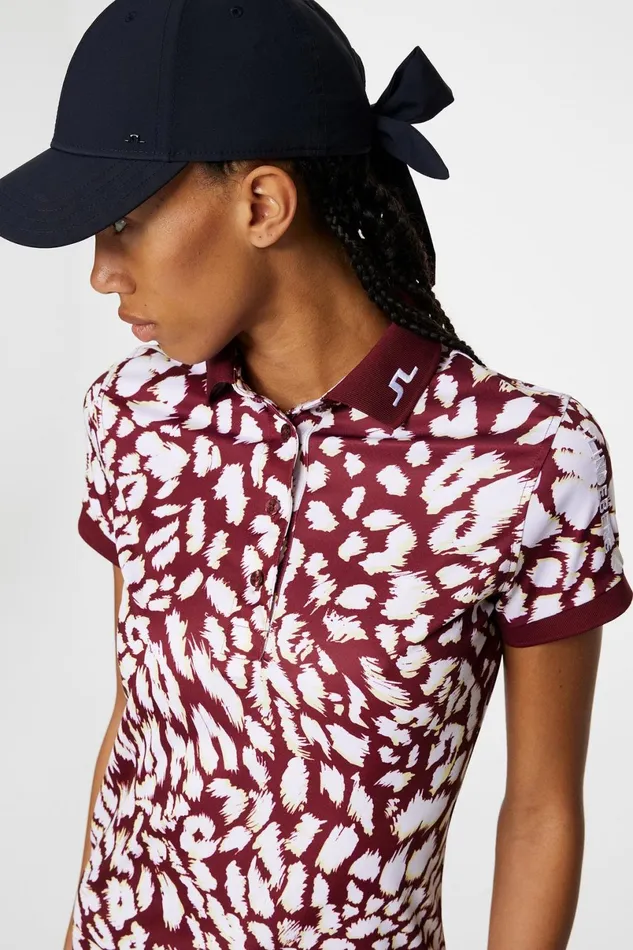 JLindeberg Polo Shirts Women Tour Tech Print Polo